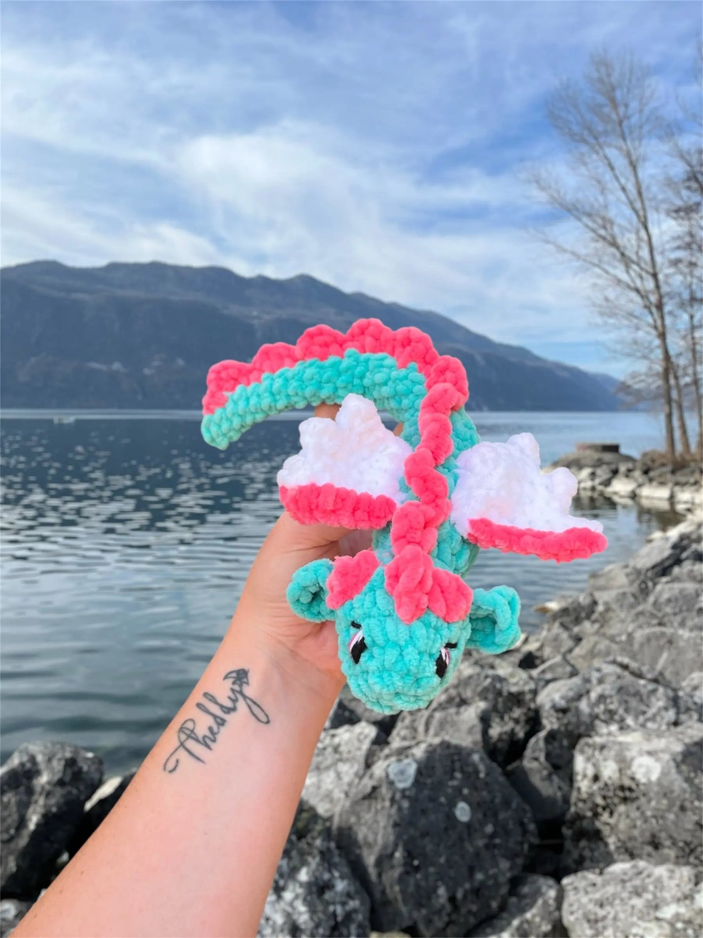 Dragon - Peluche en crochet éco-responsable | Lysorea