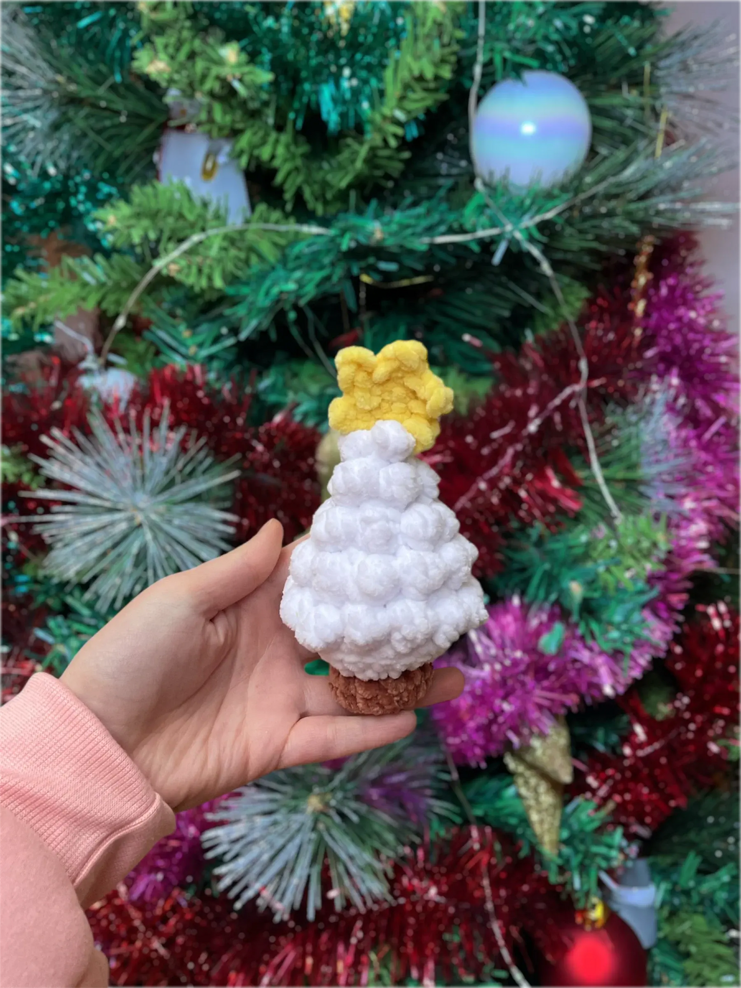 Sapin de noël - Peluche en crochet éco responsable | Lysorea