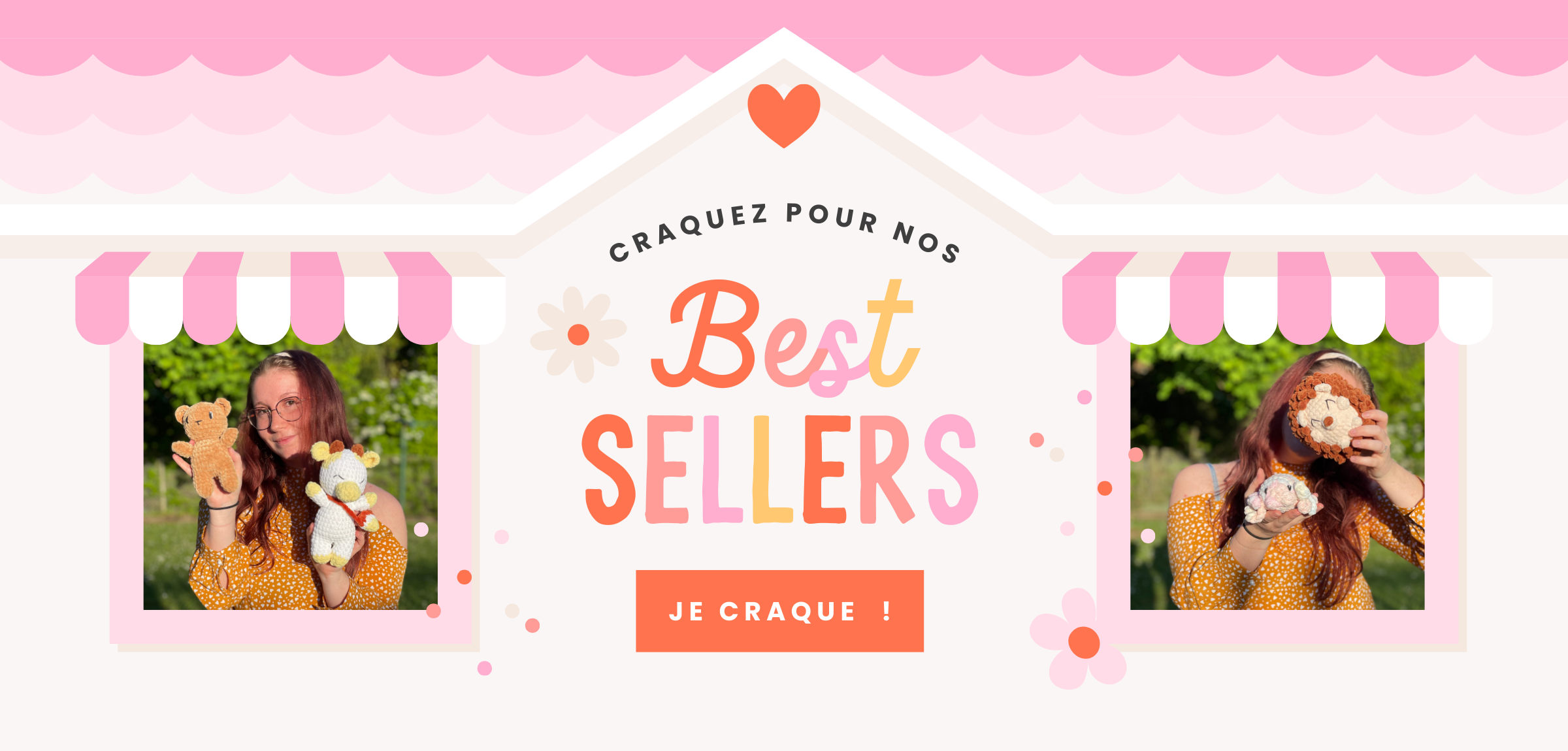 Illustration de la section best sellers