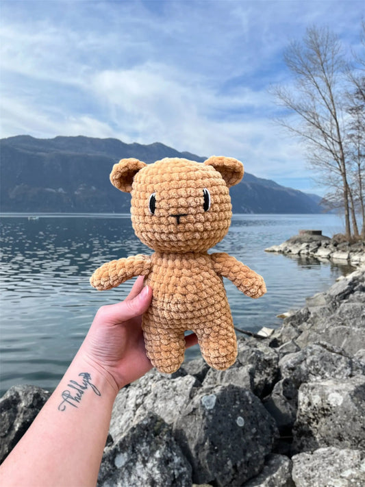 L'ourson – Peluche en crochet éco-responsable | Lysorea