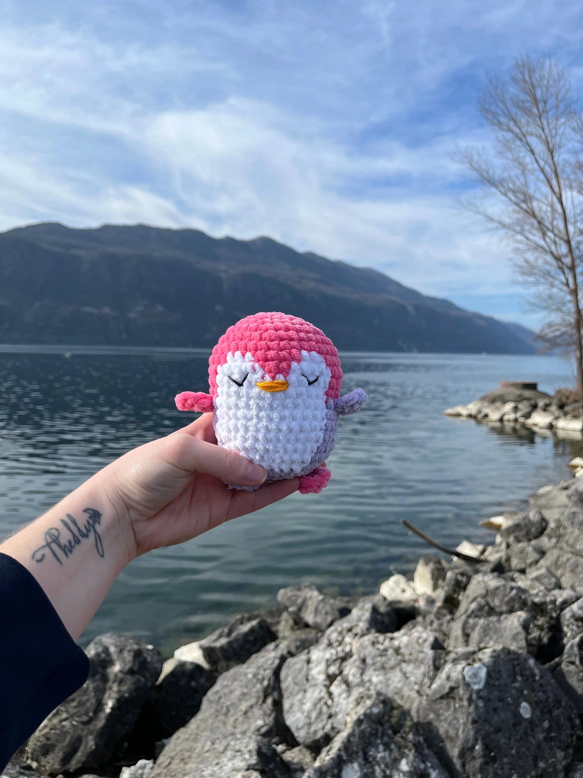 Le Pingouin – Peluche en crochet éco-responsable | Lysorea