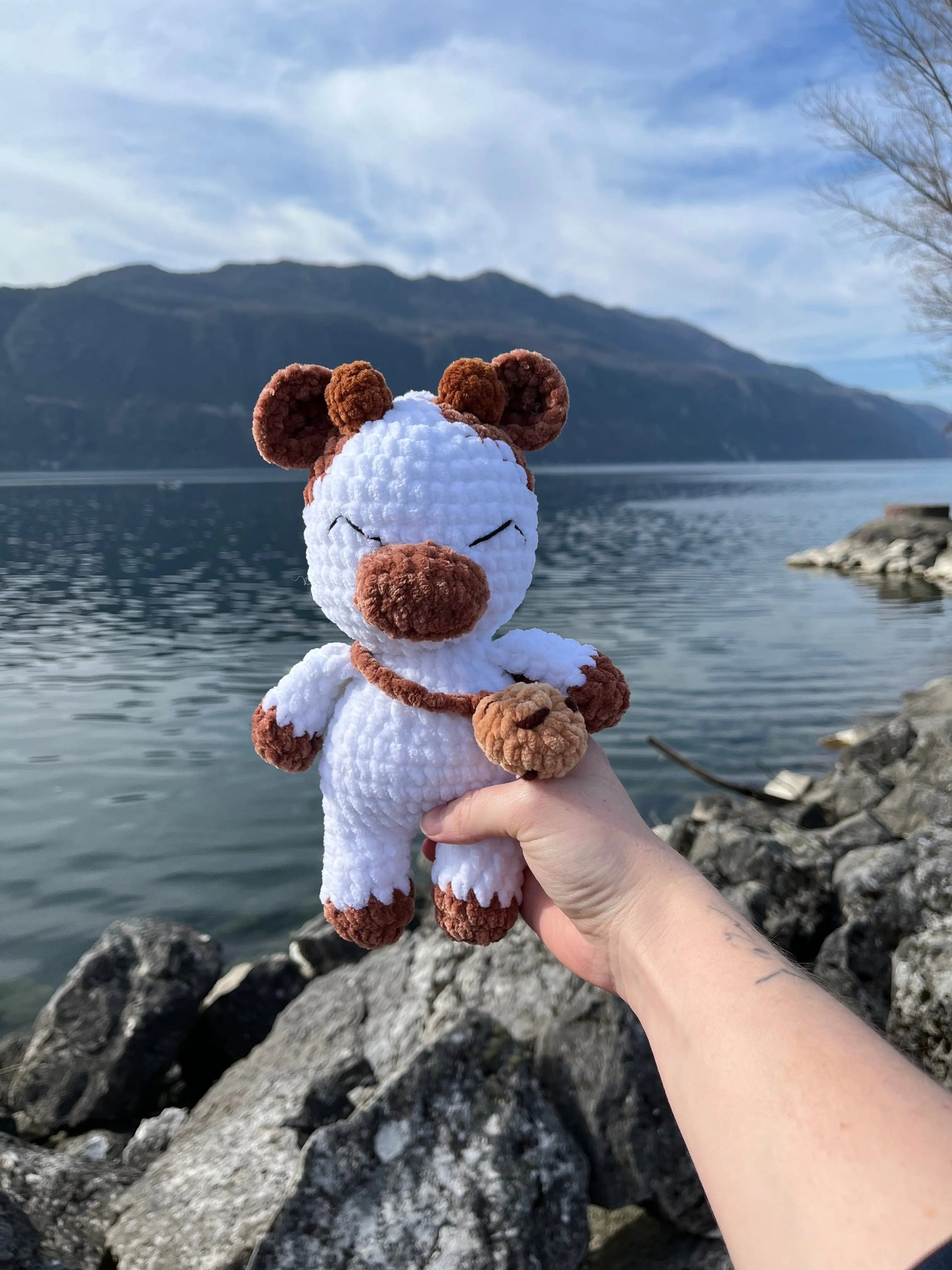 La Vache Gourmande – Peluche en crochet éco-responsable | Lysorea