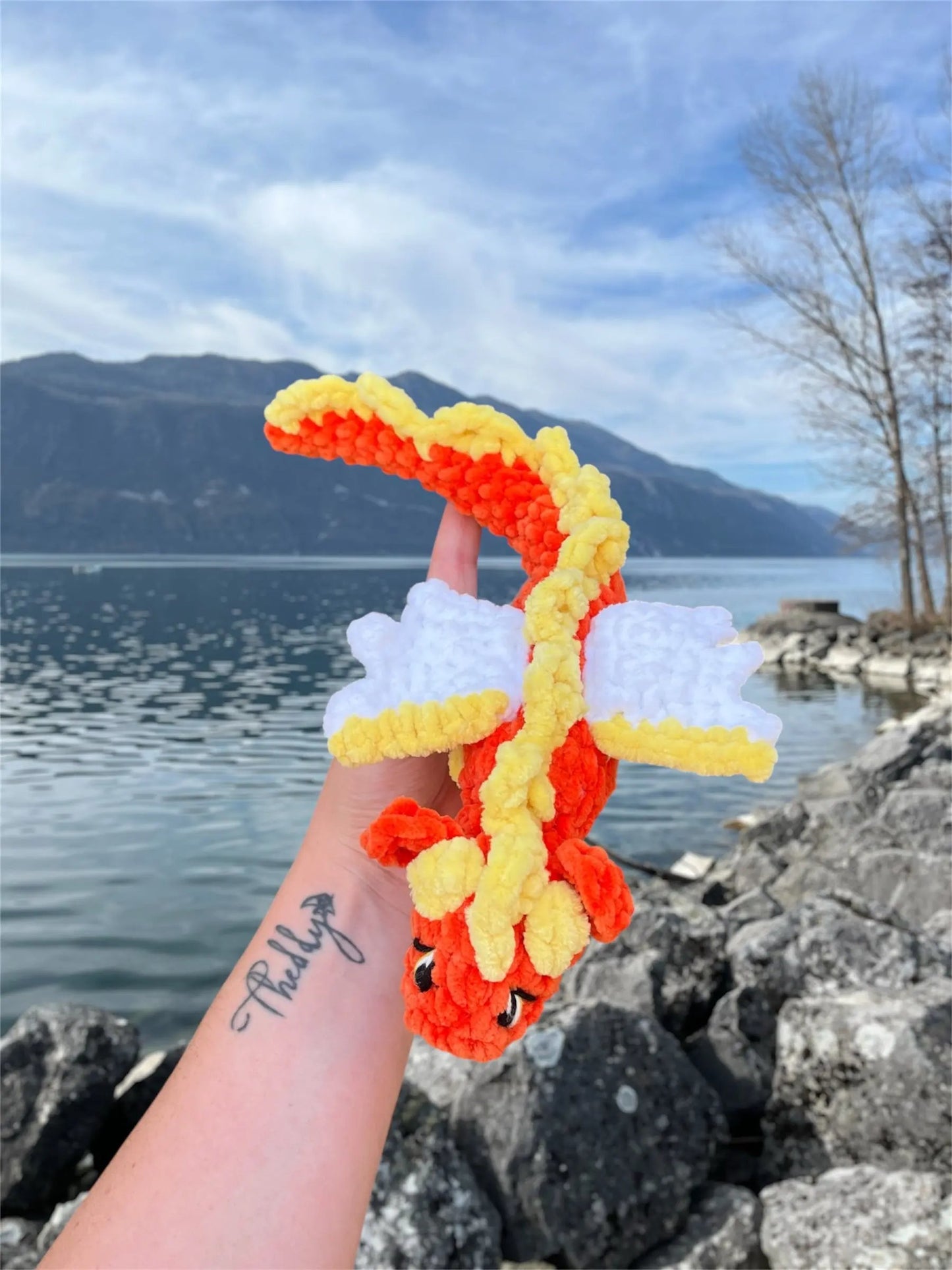 Dragon - Peluche en crochet éco-responsable | Lysorea