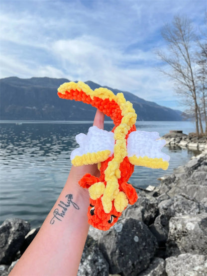 Dragon - Peluche en crochet éco-responsable | Lysorea
