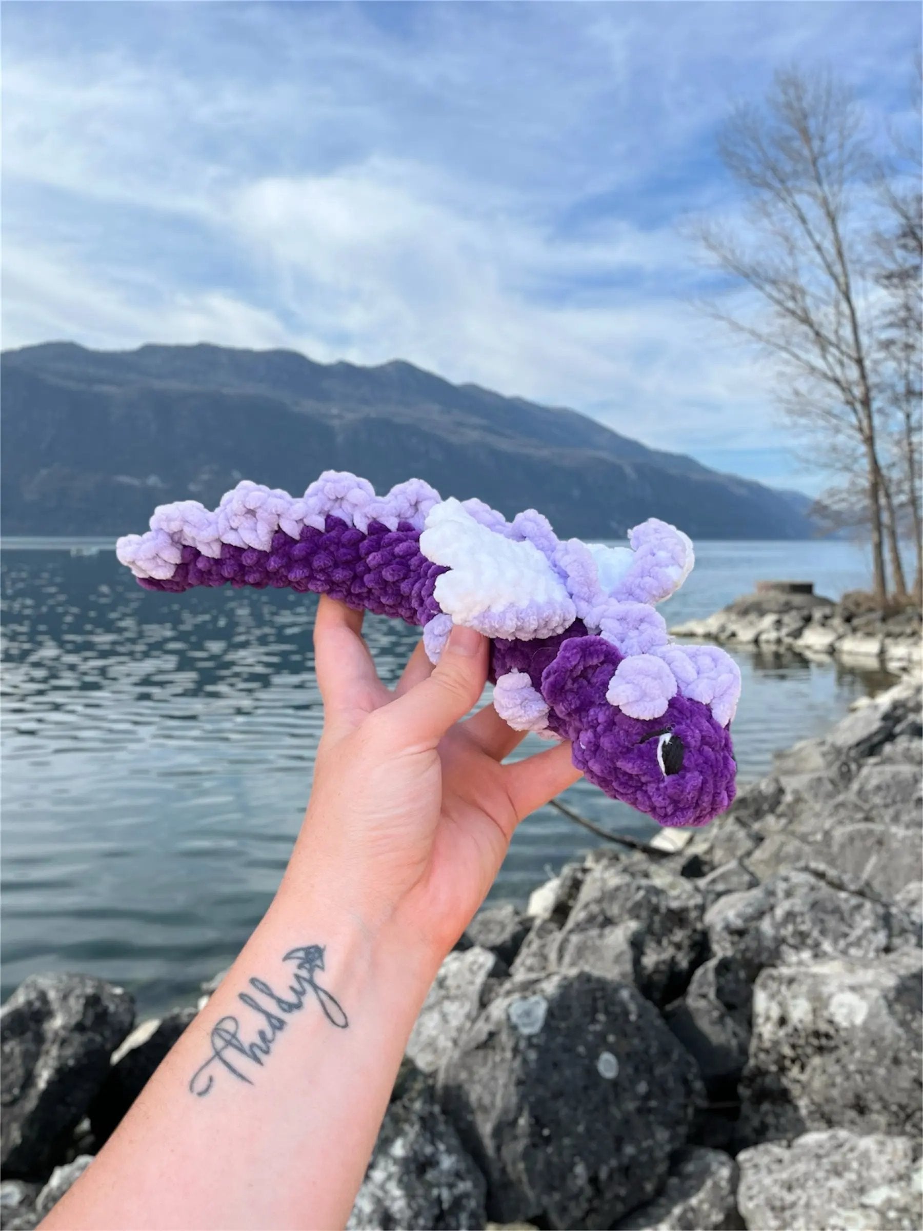 Dragon - Peluche en crochet éco-responsable | Lysorea