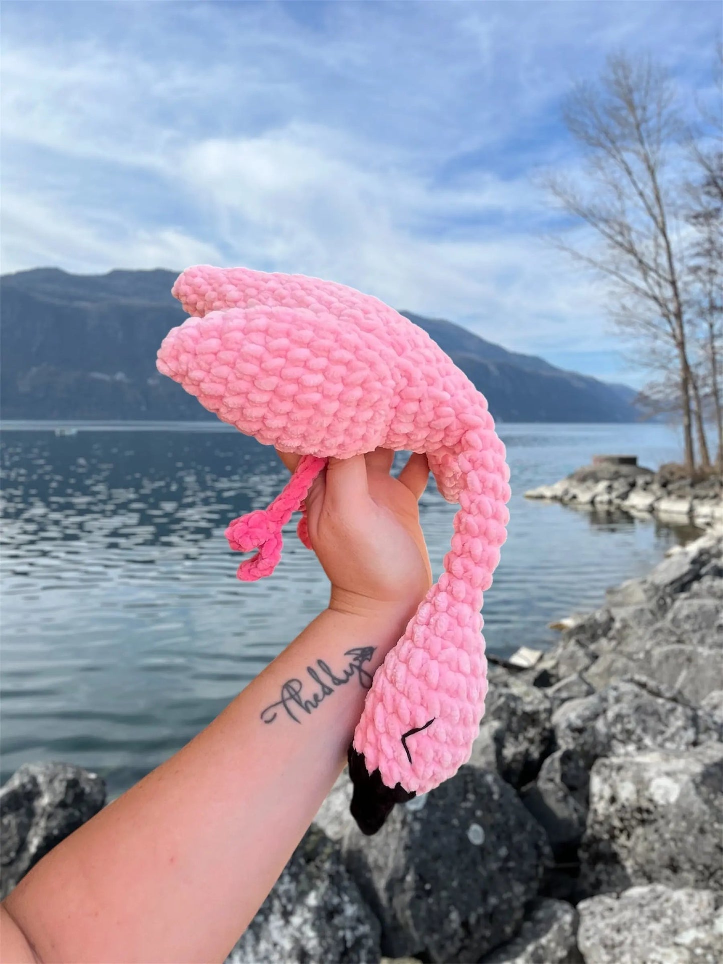 Oiseau endormi - doudou au crochet éco-responsable | Lysorea