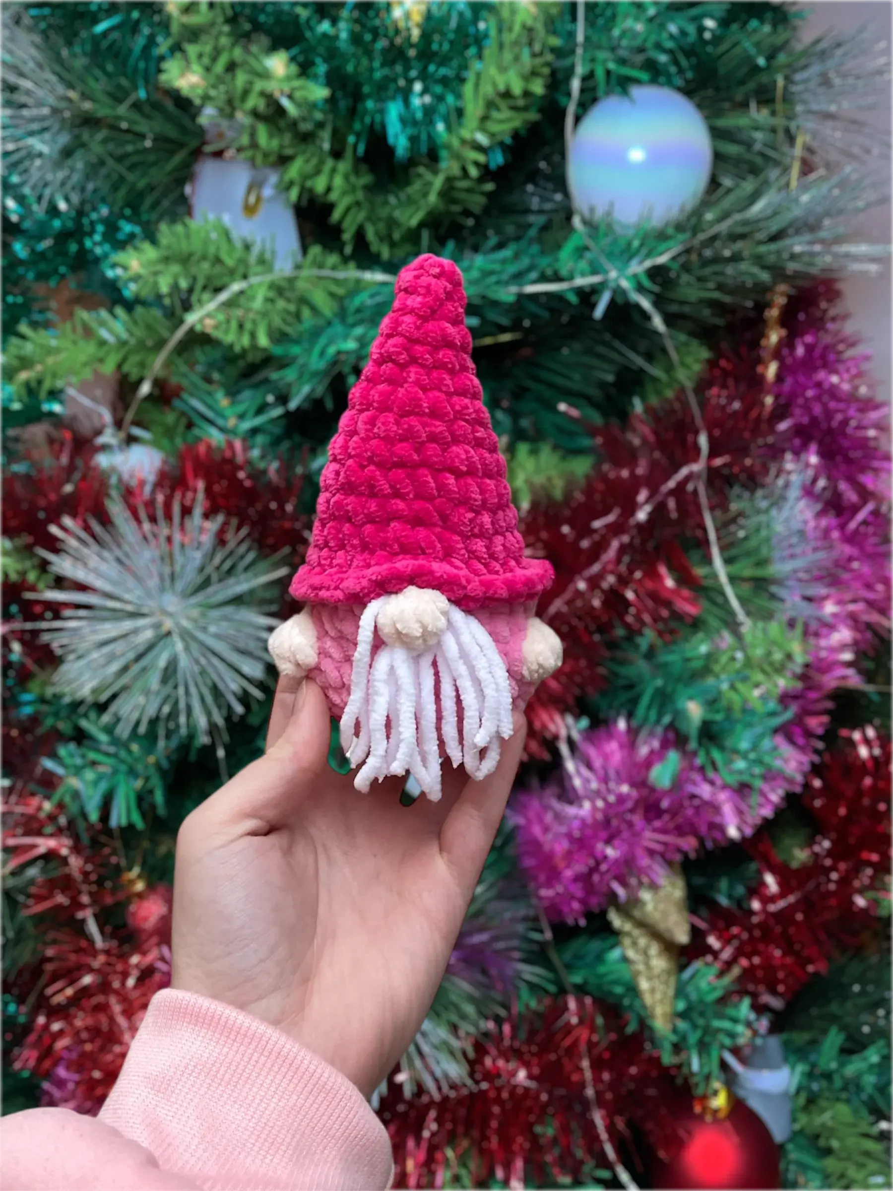 Gnômes de noël -Peluche en crochet éco reponsable | Lysorea