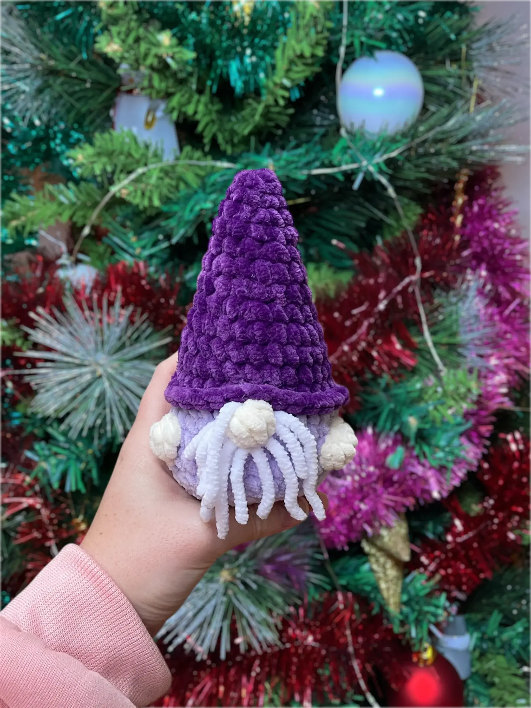 Gnômes de noël -Peluche en crochet éco reponsable | Lysorea