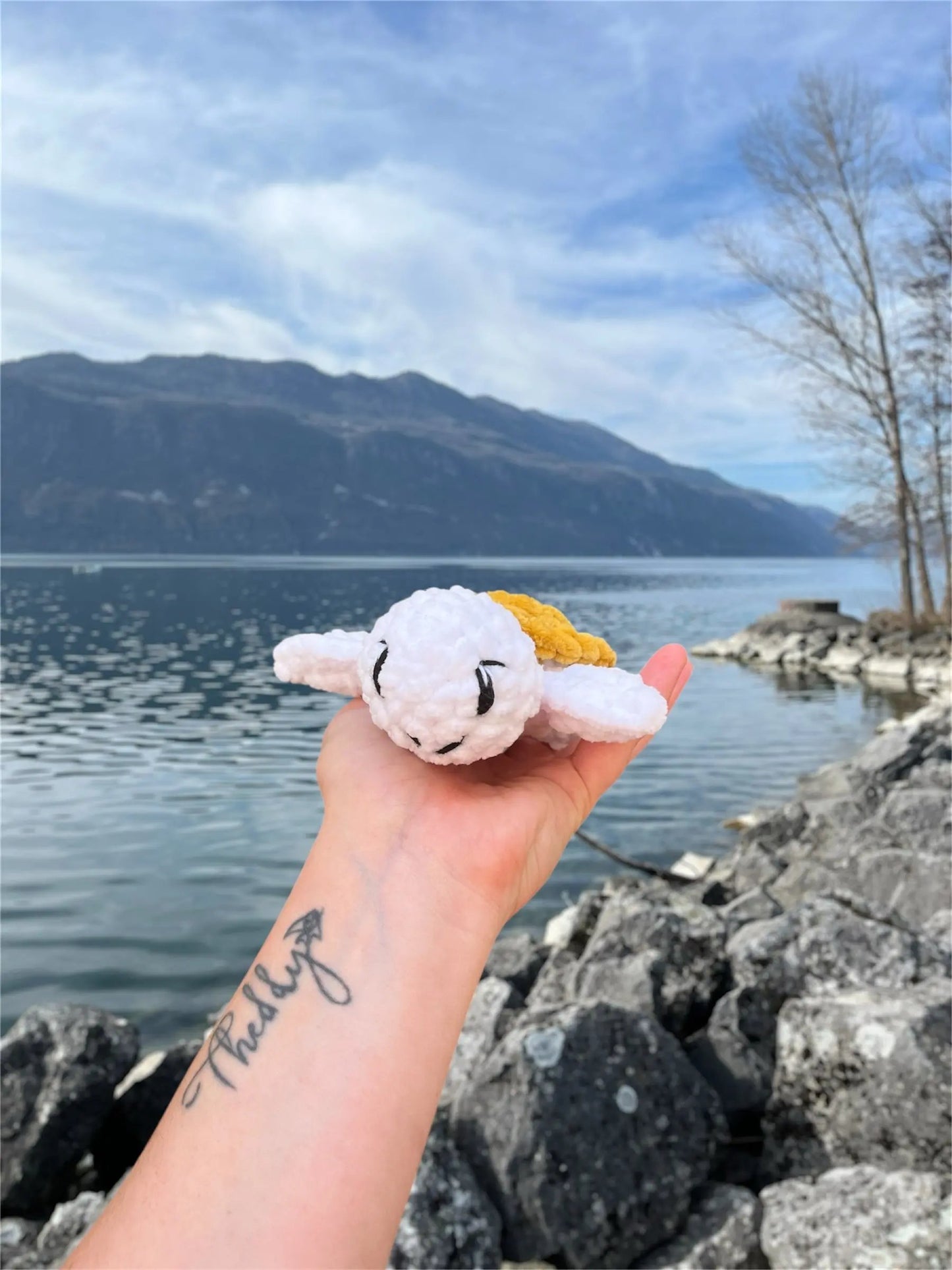 Mini tortue de mer - Peluche en crochet éco-responsable | Lysorea