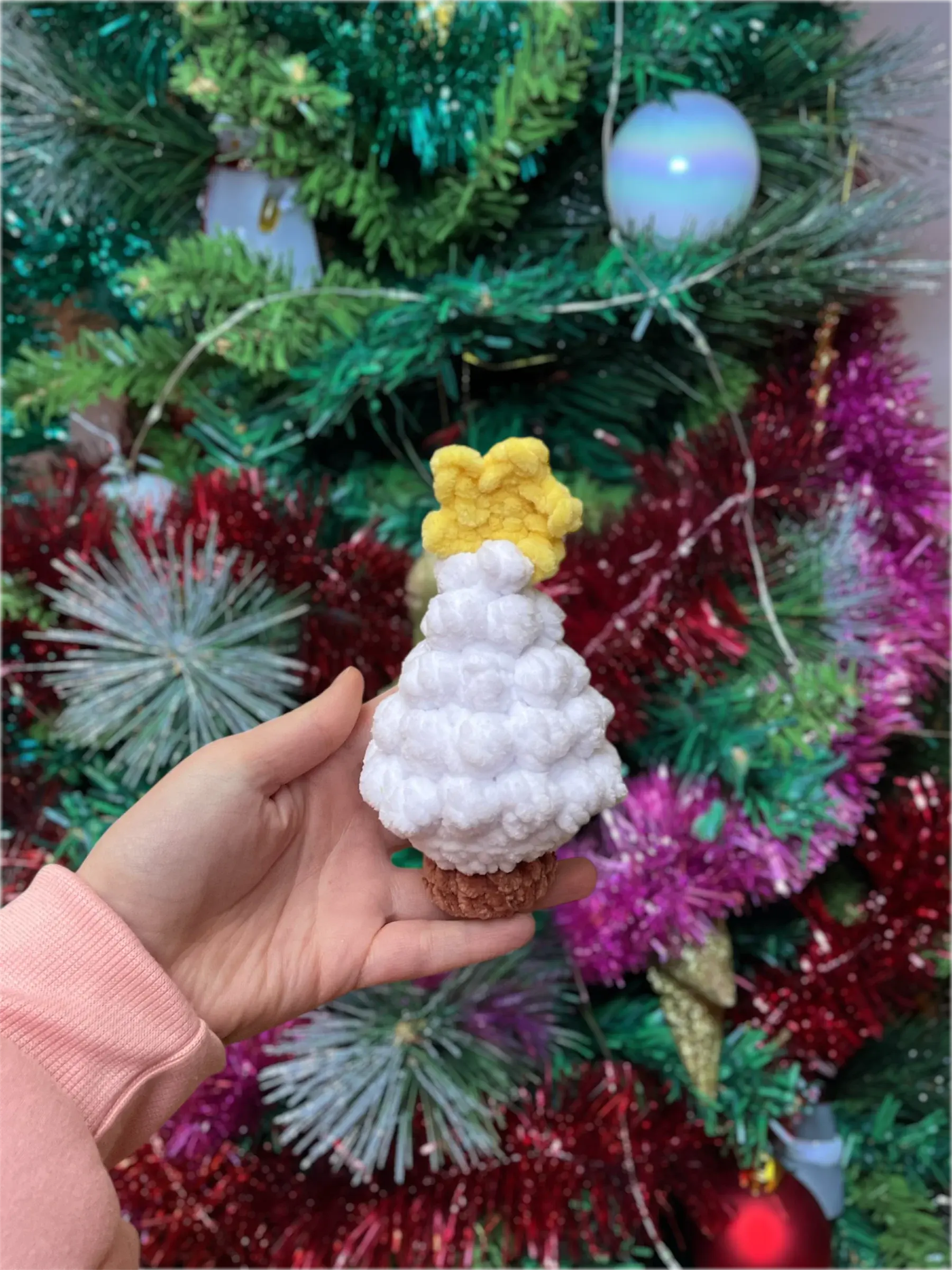 Sapin de noël - Peluche en crochet éco responsable | Lysorea