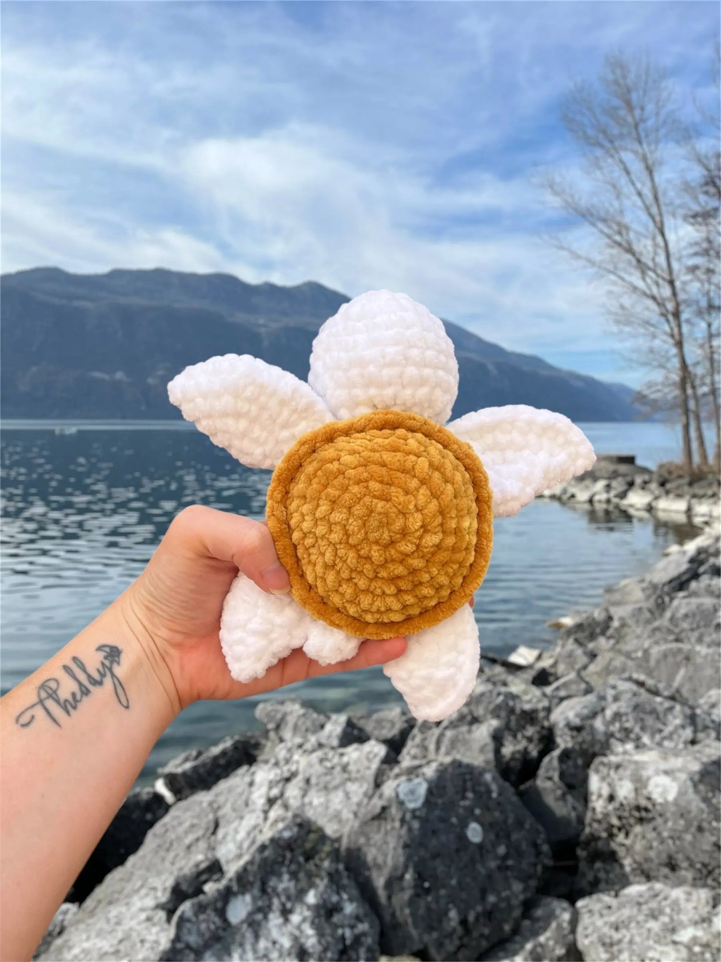 Tortue de mer - Peluche en crochet éco-responsable | Lysorea